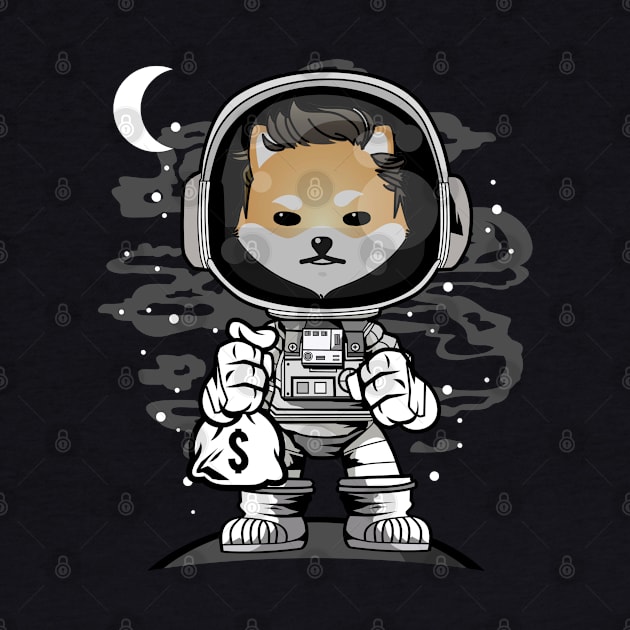 Astronaut Dogelon Mars Coin To The Moon Crypto Token Cryptocurrency Wallet Birthday Gift For Men Women Kids by Thingking About